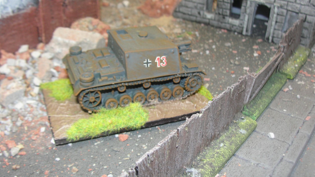 Stug 33B in position