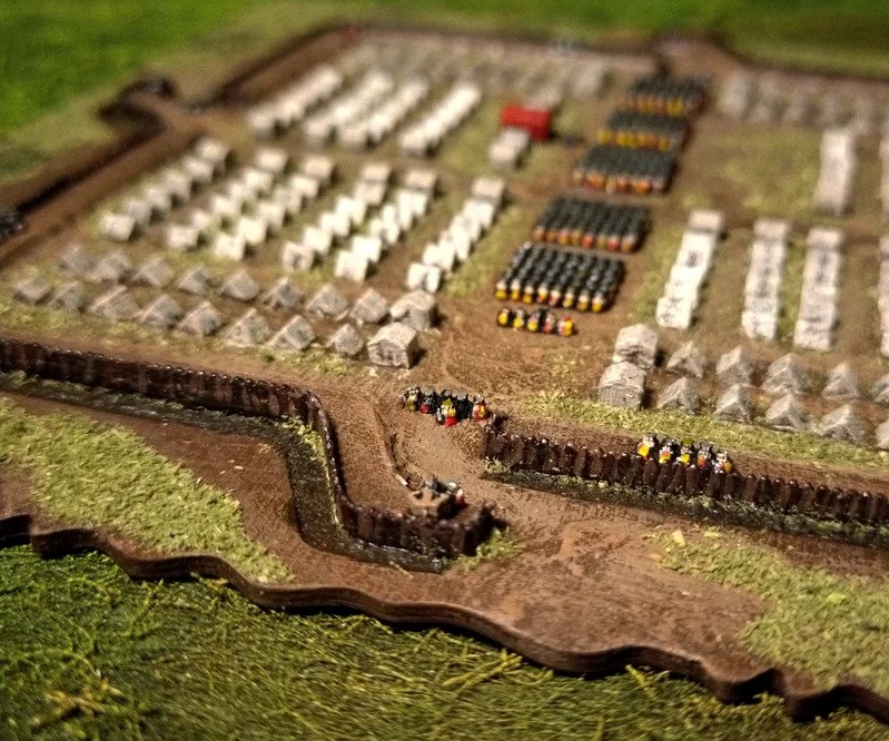 2mm Scale Roman Marching Camp #2 - LaserCast