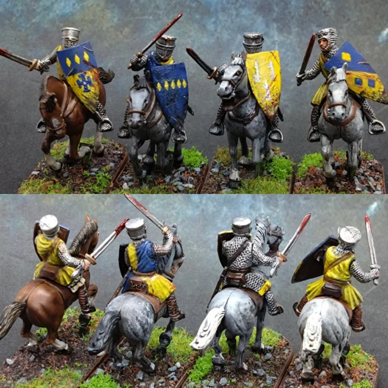 Finished up the last two knights for this list to make it 4 knights.