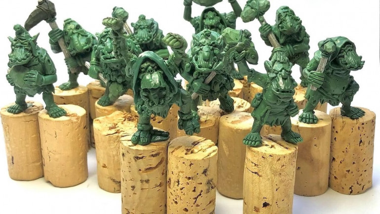 Old School Style 28mm Scale Trolls For RPGs & Wargaming