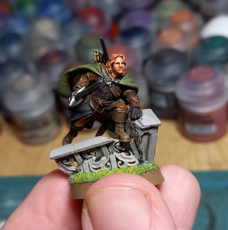 Faramir - I have done the additional silver work on the front of his jerkin now though
