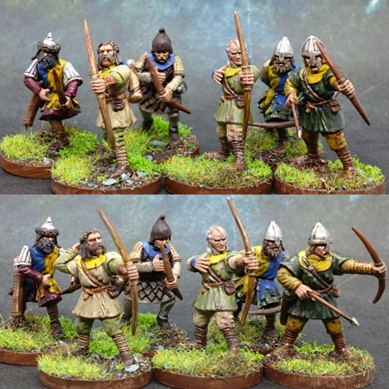 Got these done. All six green archers for this unit completed.