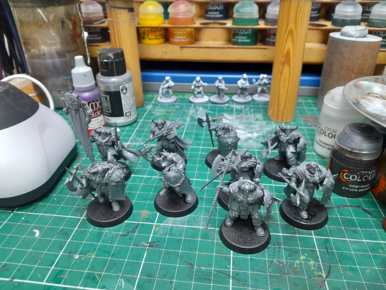 The next nine built and primed