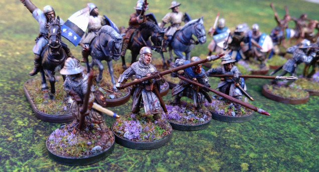 I am already considering the changes I might make to progress to a 750 pts list without vere playing a game. I realise that this could all have been a folly if I don't like the playing aspect of the game. I enjoyed Test of Honour, I have found an interest for the Barons' War era so I hope there will be a hook in the game that continues to hold my interest.