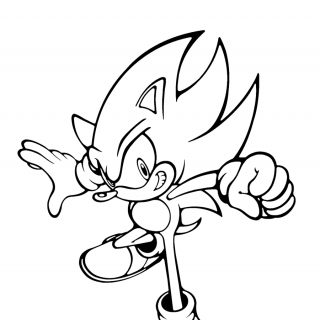 Sonic Coloring Pages - Free Printable Sonic Coloring Pages for Kids