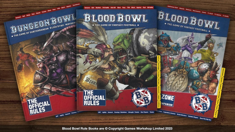 Tabs For The Blood Bowl Rulebooks