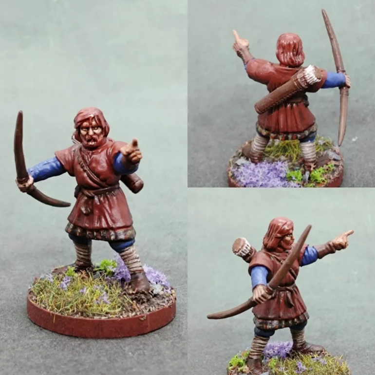 Painted up another archer to be added to the Douglas green archers I have already