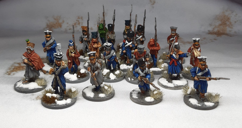 I've slightly expanded my Poles beyond a few models for the Silver Bayonet...