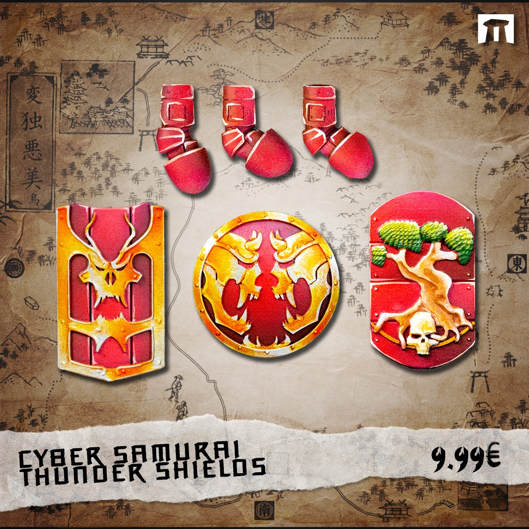 Cyber Samurai Thunder Shields - Kromlech