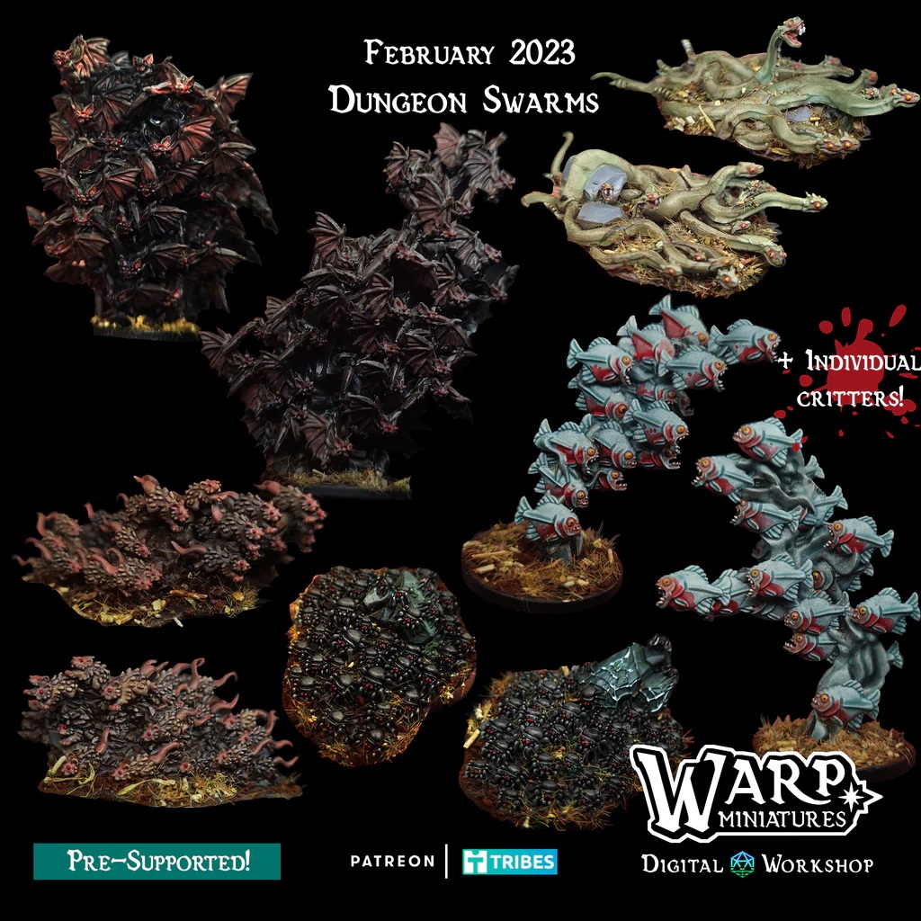 Dungeon Swarms - Warp Miniatures