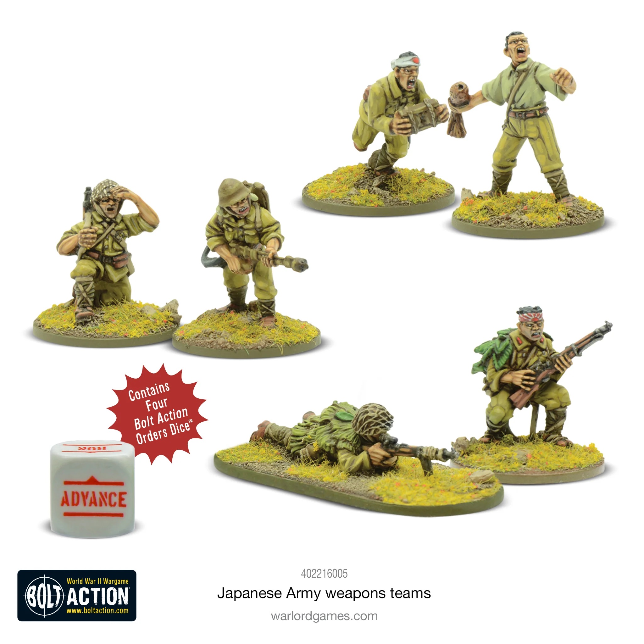 Japanese Army Weapons Teams - Bolt Action