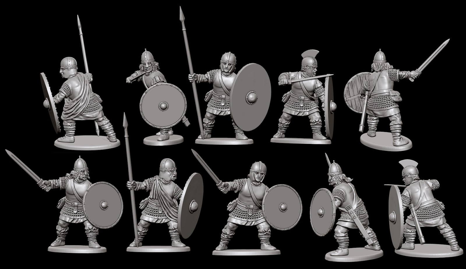 Late Roman Armoured Infantry Examples - Victrix