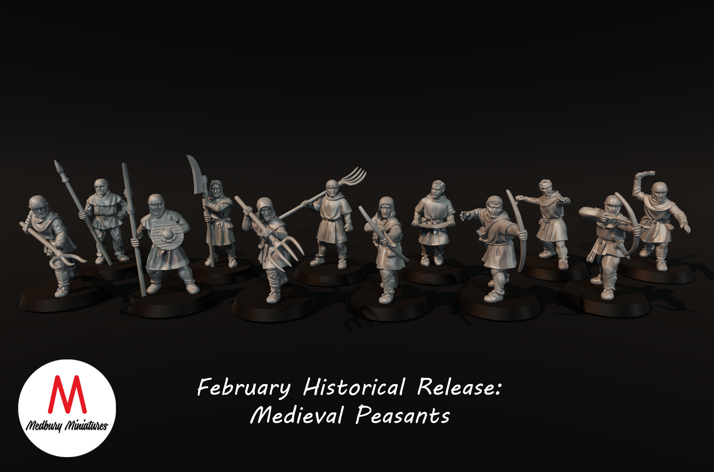 Medieval Peasants - Medbury Miniatures