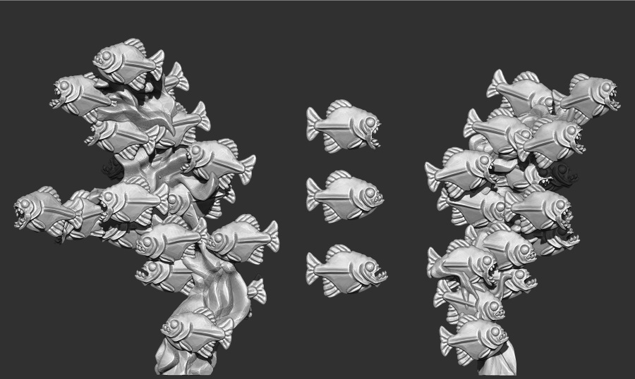 Piranha Swarm - Warp Miniatures