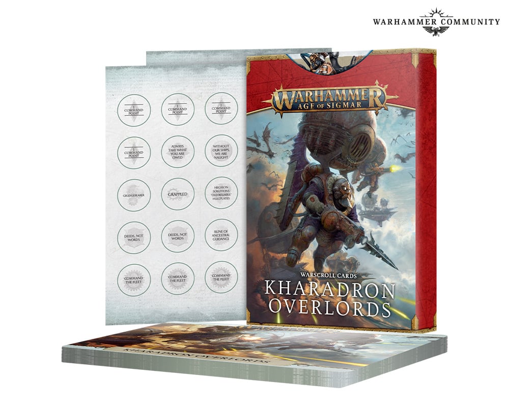 Warscroll Cards Kharadron Overlords - Warhammer Age Of Sigmar M