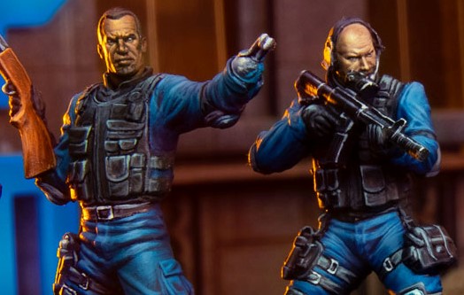 Batman Miniature Game - Aaron Cash & Quick Response Team - Knight Models - Neuf