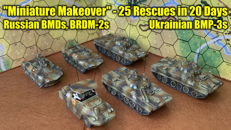 Finishing up Ukrainian BMP-2, BMP3s, Russian BMDs, BRDM-2s w/ AT-2