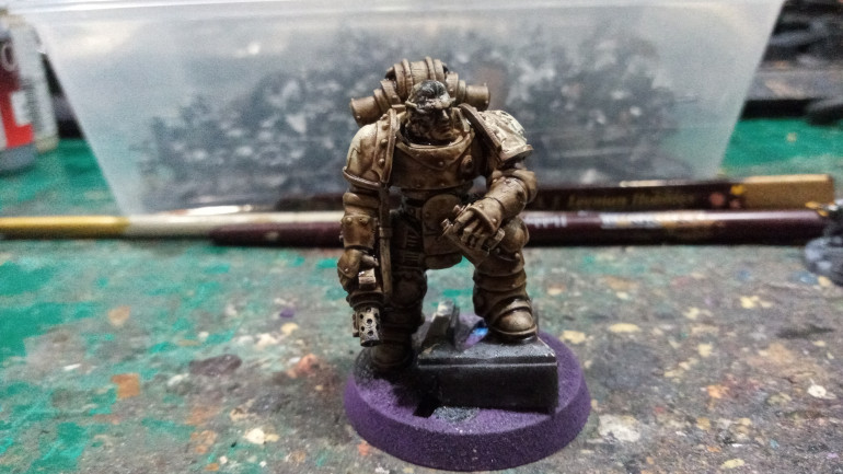 30K Death Guard are tricky, it's got to be dirty but it's also got to be the right colour.