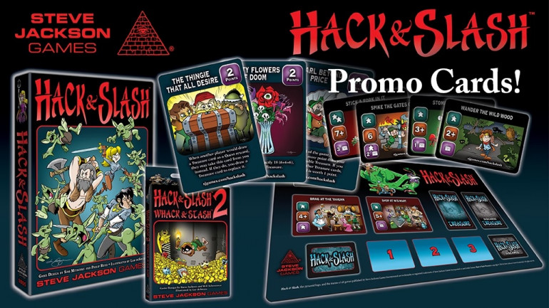 Steve Jackson Games' Hack & Slash Game, Plus New Promo Cards
