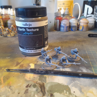 Painting British 8th army - Infantry - Base colours