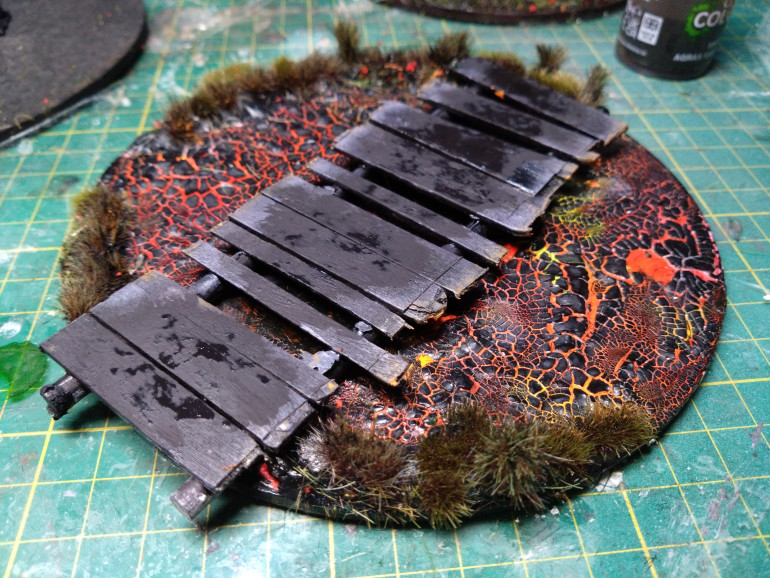Finishing off the first terrain pieces