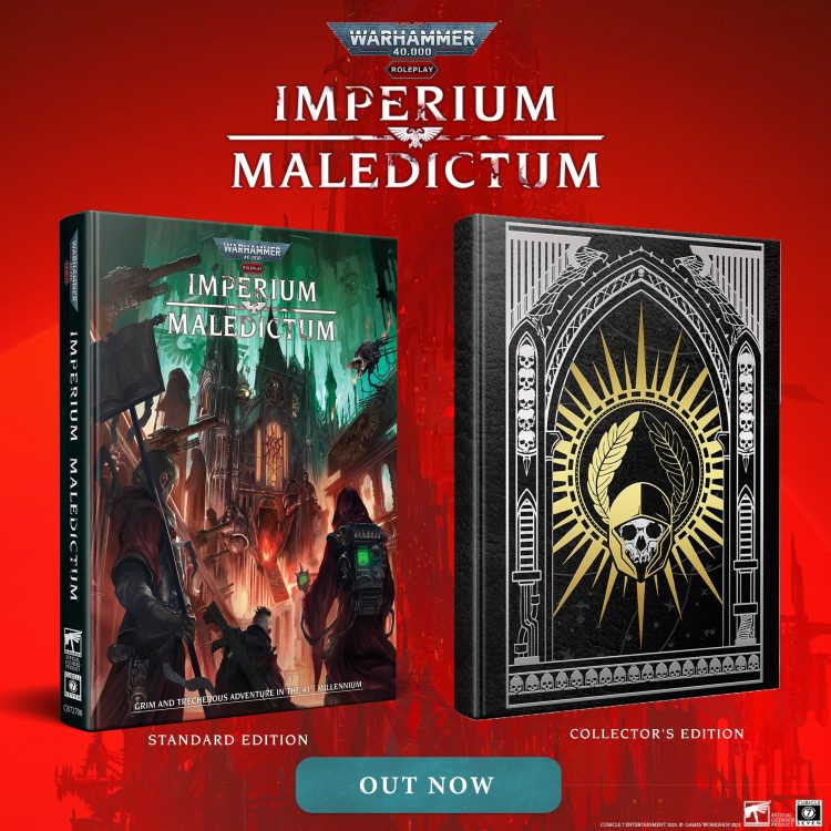 Pre-order Warhammer 40k Roleplay: Imperium Maledictum! – Ontabletop 