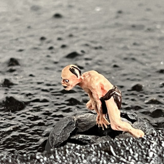 Gollum by his pool.