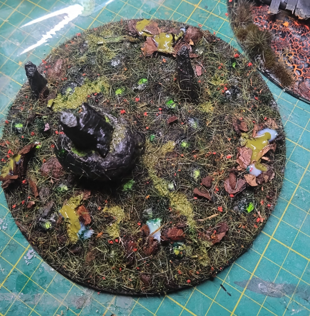 Finishing off the first terrain pieces