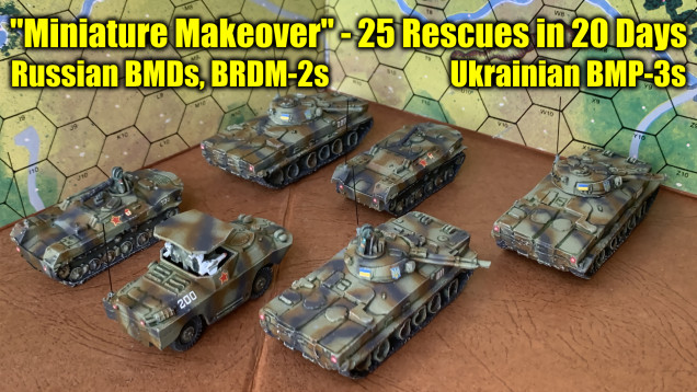 Finishing up Ukrainian BMP-2, BMP3s, Russian BMDs, BRDM-2s w/ AT-2