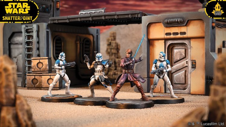 Atomic Mass Games - Star Wars: Shatterpoint - Espansione Missione Primo Contatto, Carte E Obiettivi, 2 Giocatori, 14+ Anni