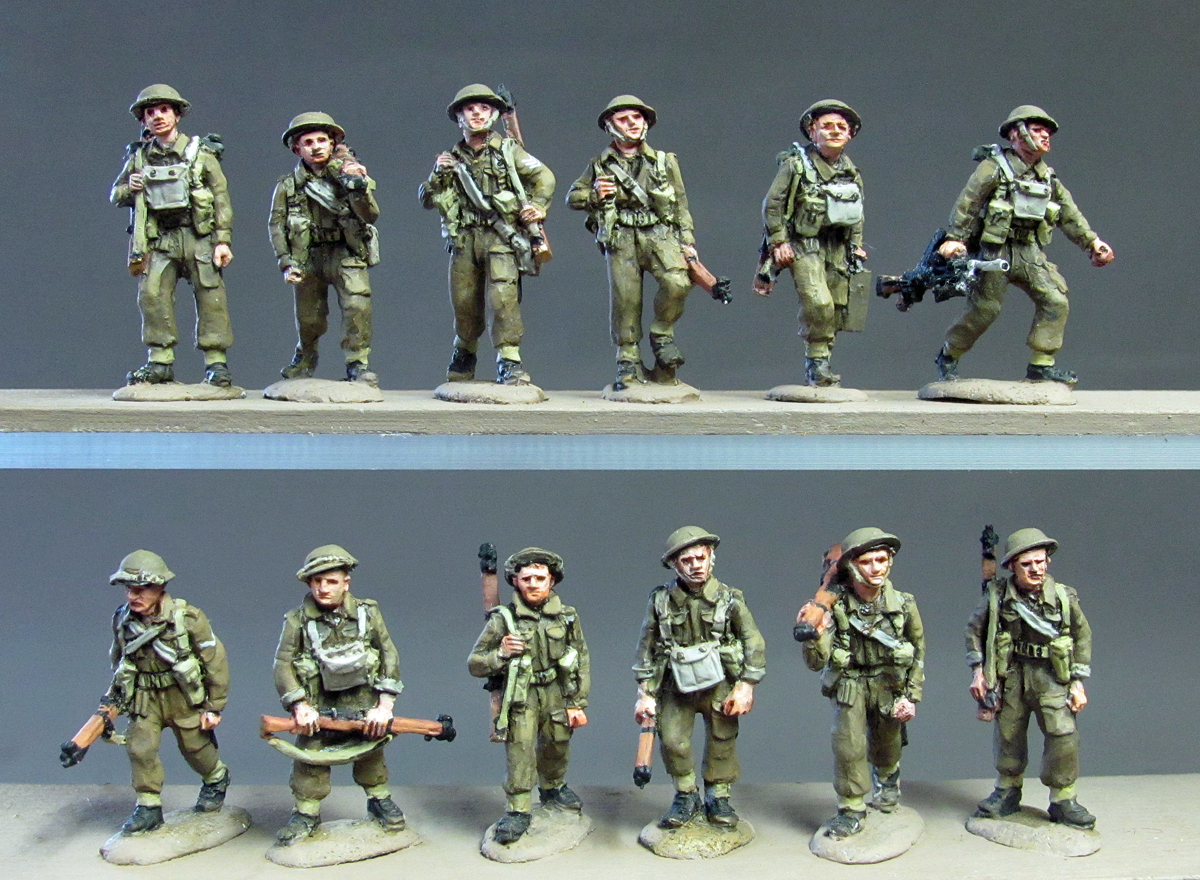 BEF Marching - AB Figures