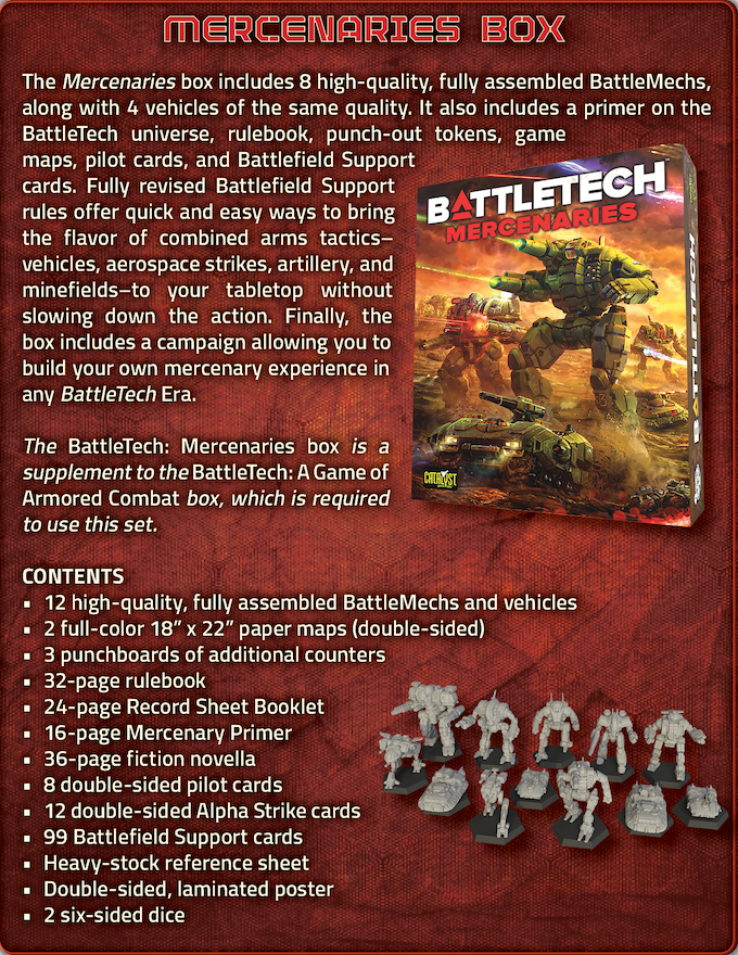BattleTech Mercenaries - Catalyst Games