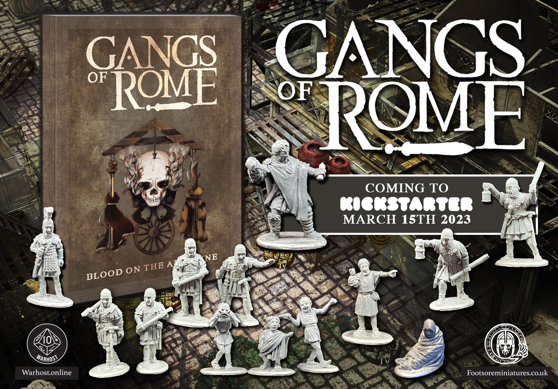 Gangs Of Rome II Kickstarter - Footsore Miniatures & Games