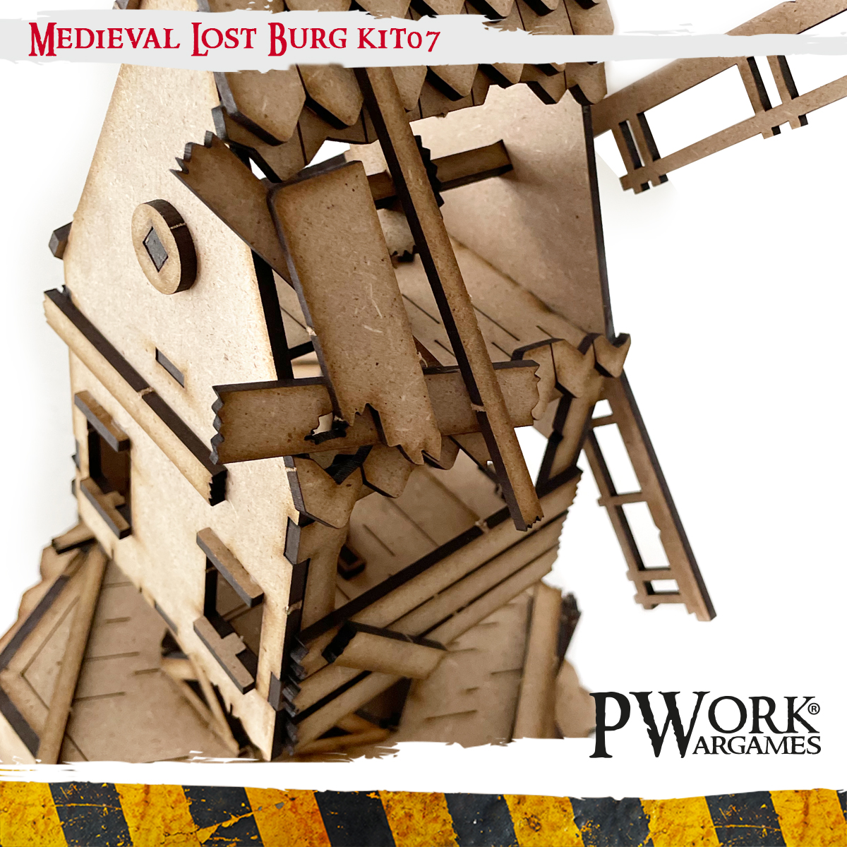 Medieval Lostburg Mill Interior - PWork Wargames