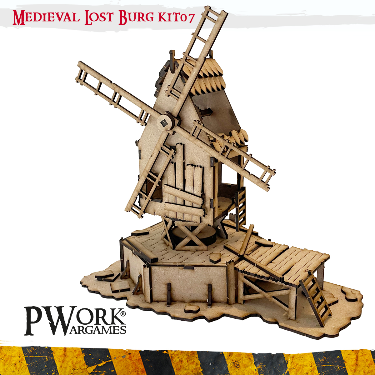 Medieval Lostburg Mill - PWork Wargames