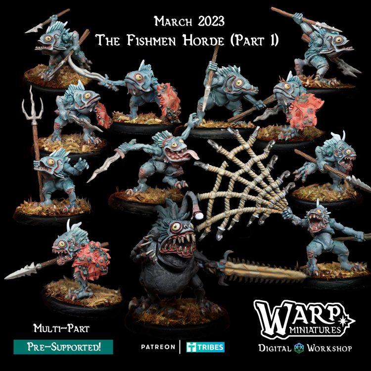 Warp Summon A Fishmen Horde For March On Patreon! – OnTableTop – Home ...