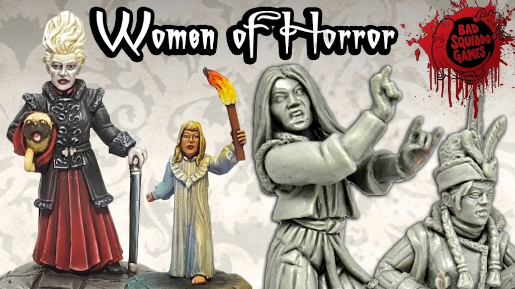 Women Of Horror Kickstarter - Bad Squiddo Games