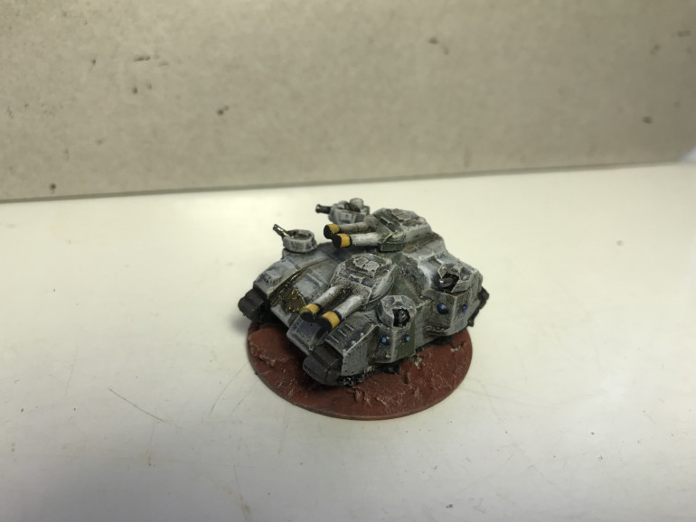 Bam ? a tiny baneblade this model is cool it weighs a tonne for its size its just a solid lump of lead