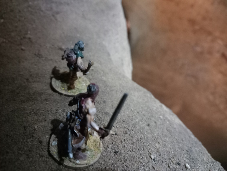 I'm not climbing down there