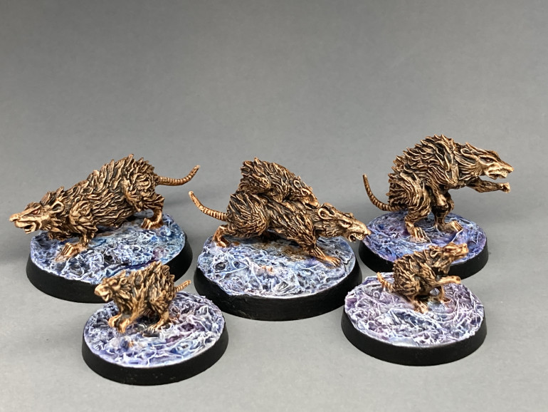 The rats. They have only a brown coat. I feel the need to add more to them in some way but I’m not sure how to progress.