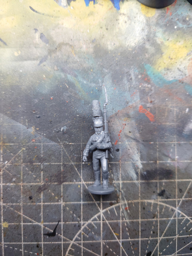 Converting a Prussian Grenadier kitbash