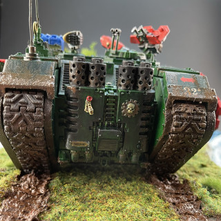 Painted Land Raider Crusader