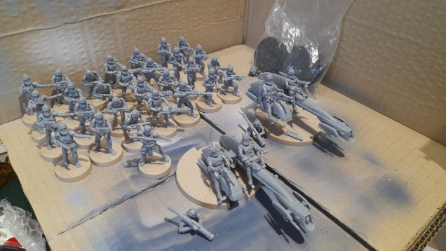 Star Wars Legion Clone Force underway