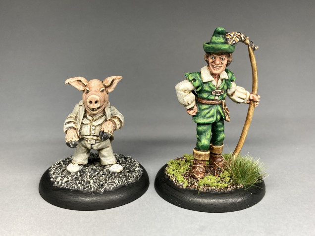 Robin Hood and Og As A Pig
