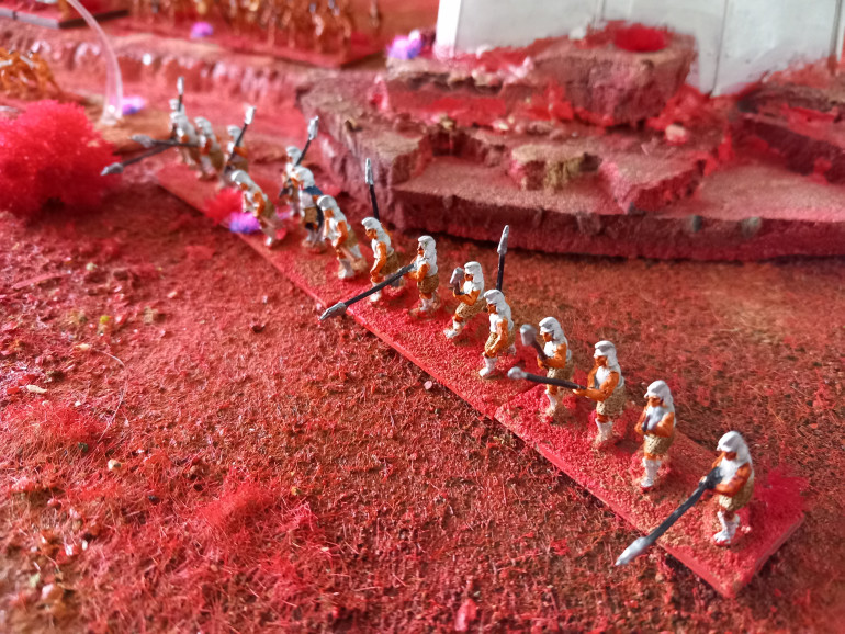 I'm sticking to white armour to contrast with the Martian landscape 