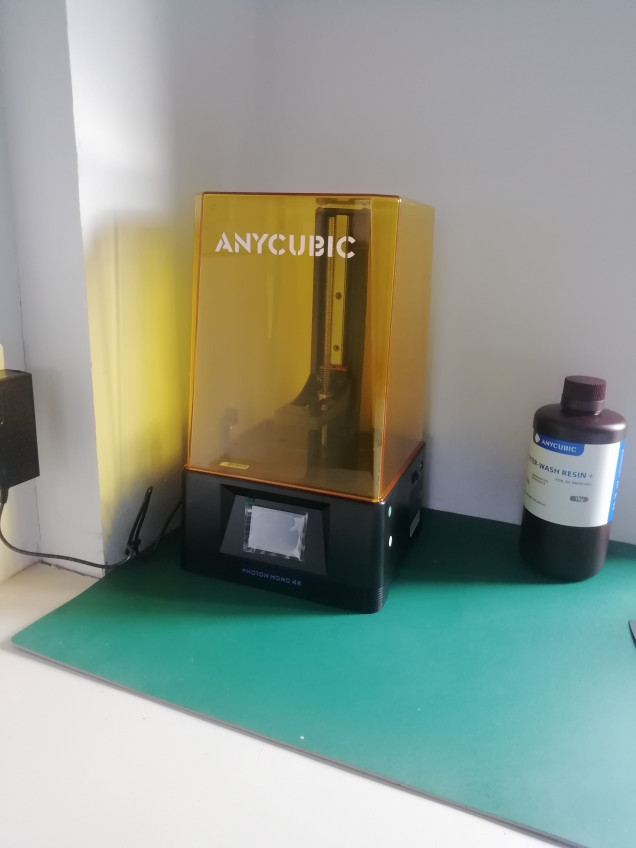 So I bit the bullet and got myself a resin printer. Now I sm not a tech guy and have no experience with this sort of thing. The mono 4k seems easy to use and I watched a few videos on the subject. I got water washable resin thinking that might be easier to deal with.