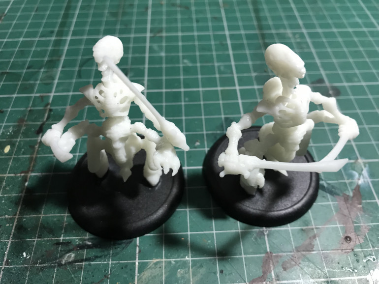 As my tyranid warriors are off the warp somewhere i 3d printed some dudes
