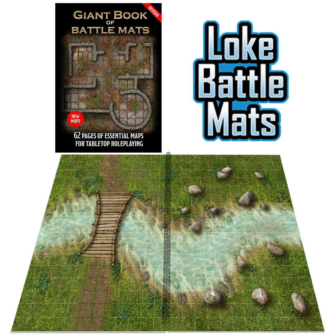 Giant Book Of Battle Mats Revised - Loke BattleMats