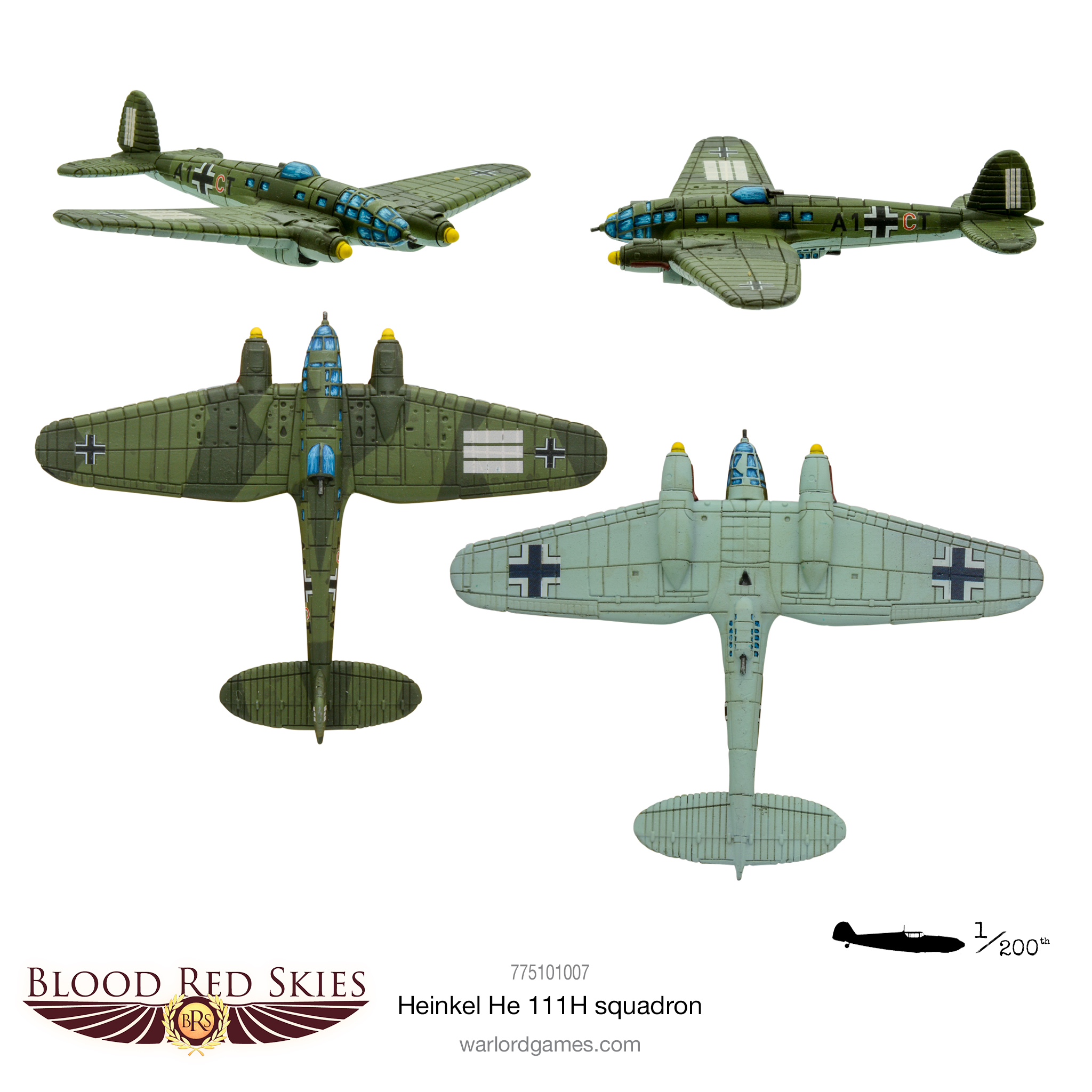 Heinkel He 111H Squadron - Blood Red Skies