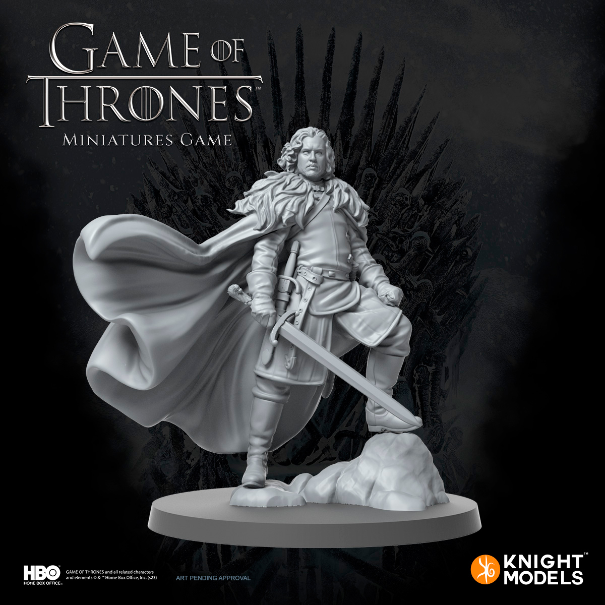 Jon Snow - Game Of Thrones Miniatures Game
